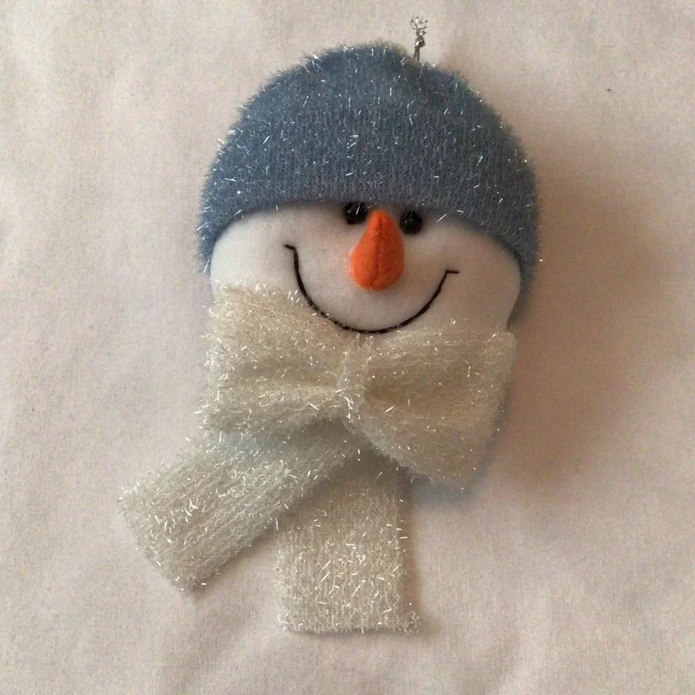 Happy Snowmen Set of three ornaments - Picture 3 of 8